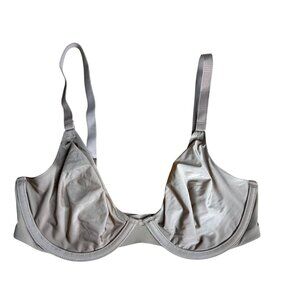 CUUP The Triangle Mesh Bra Size 32D Underwire Adjustable Light Beige‎ Tan NEW